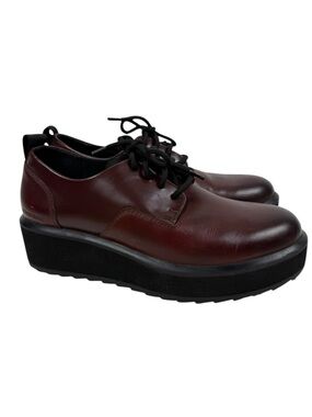 G-Star Raw Strett Flatform Derby Shoes Plum Sz 8